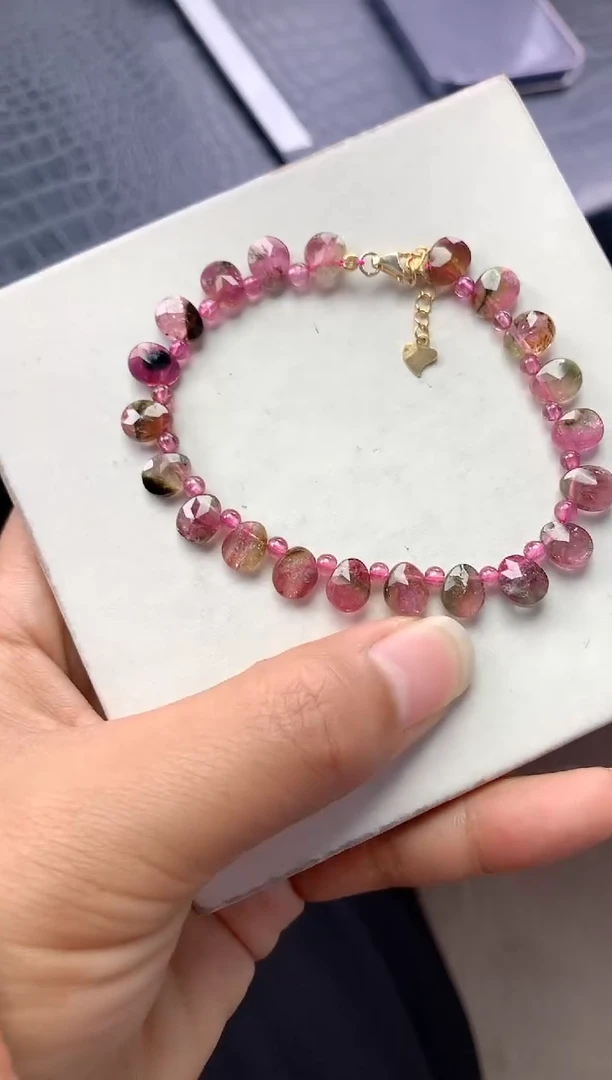 未镶嵌手串碧玺多样性发一条