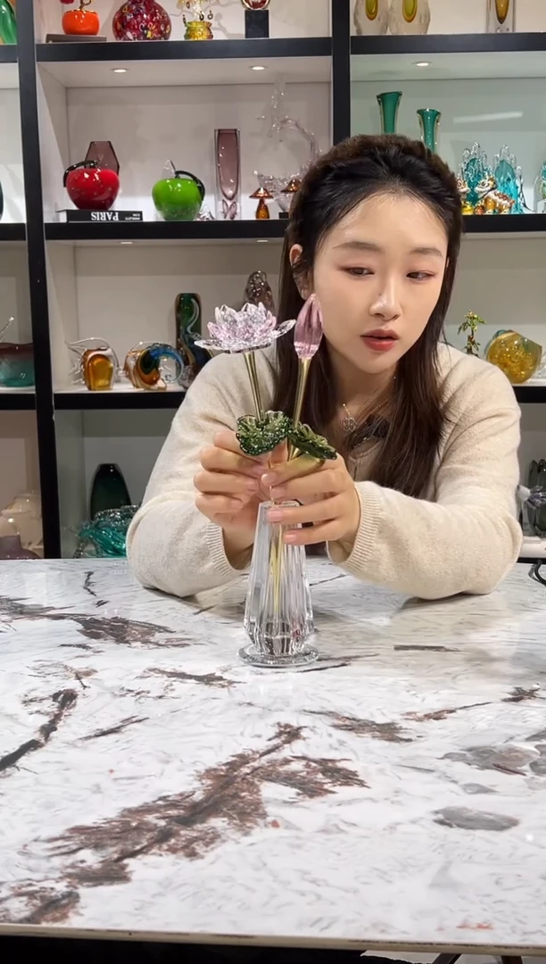 新款莲花摆件 现货