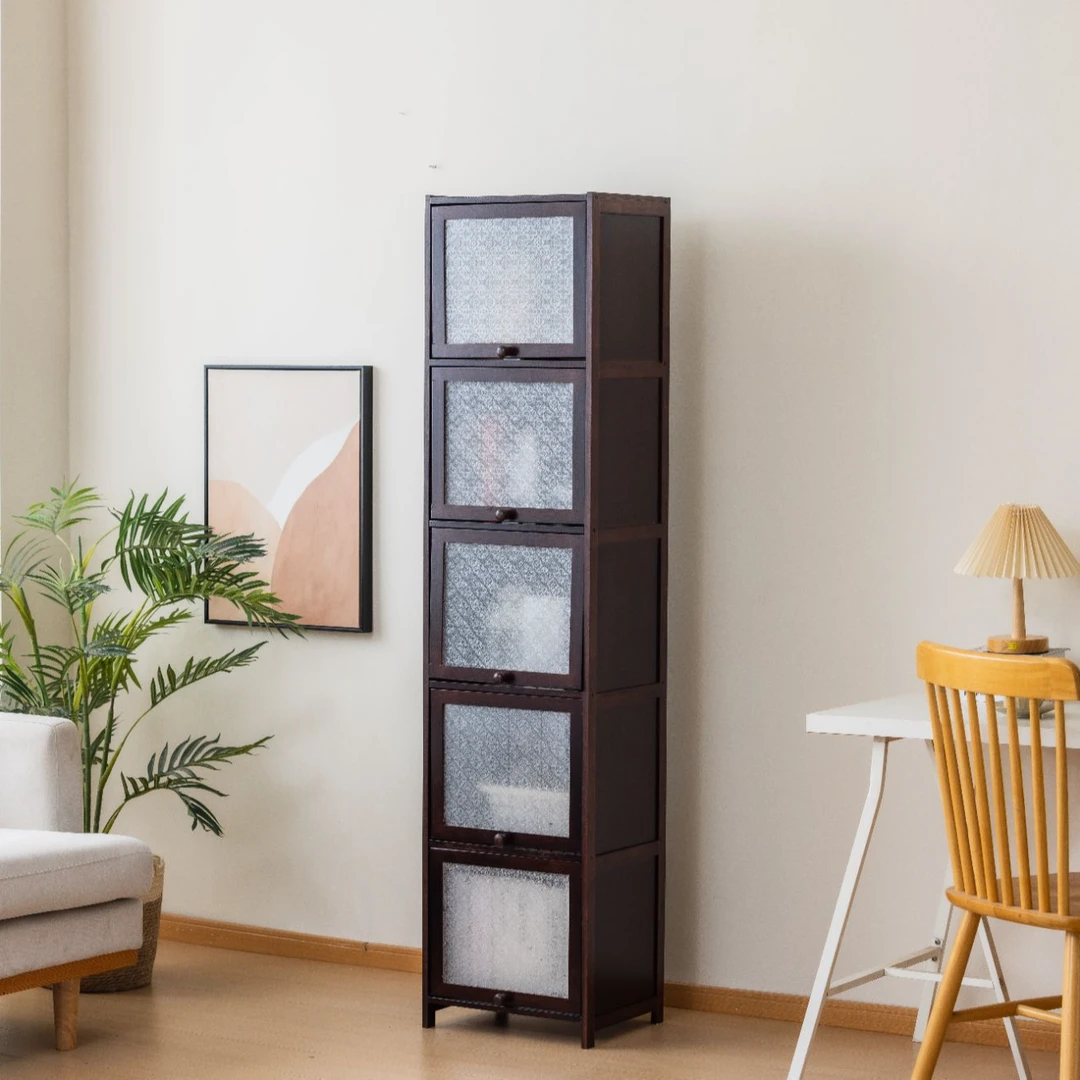 夹缝餐边柜子储物柜厨房橱柜置物架茶水边柜客厅立柜家用靠墙酒柜