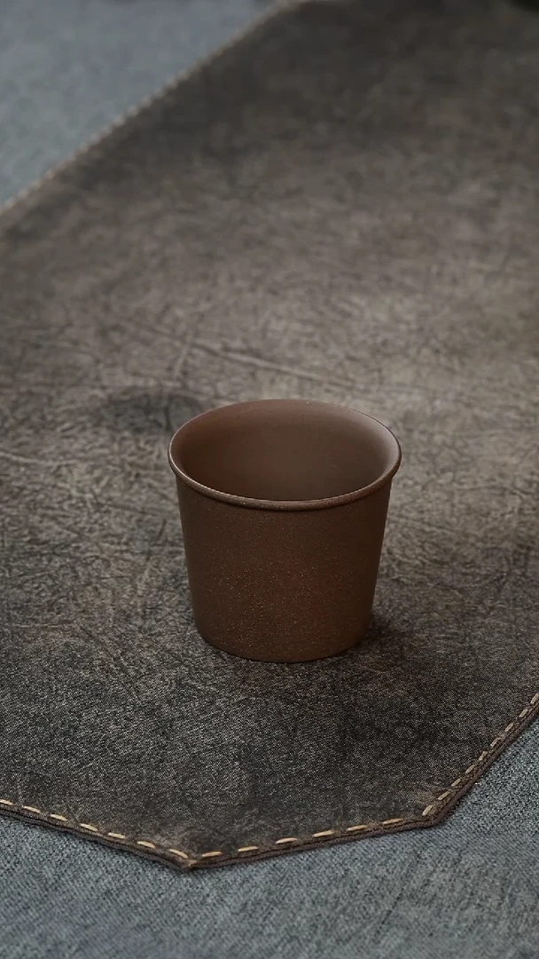 【闪购商品】紫砂茶宠灰主人杯