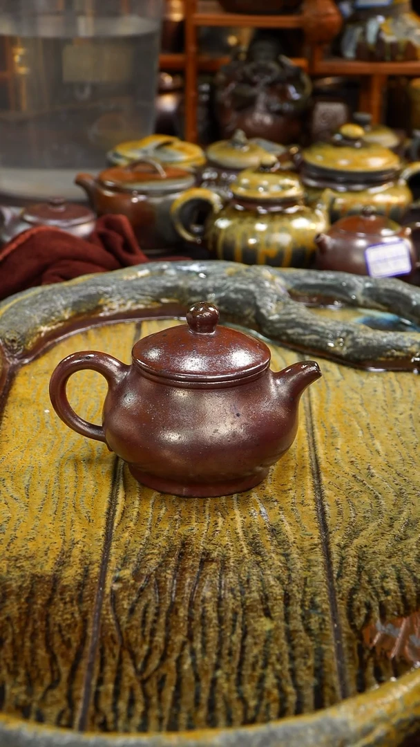 茶壶紫砂天然灰落