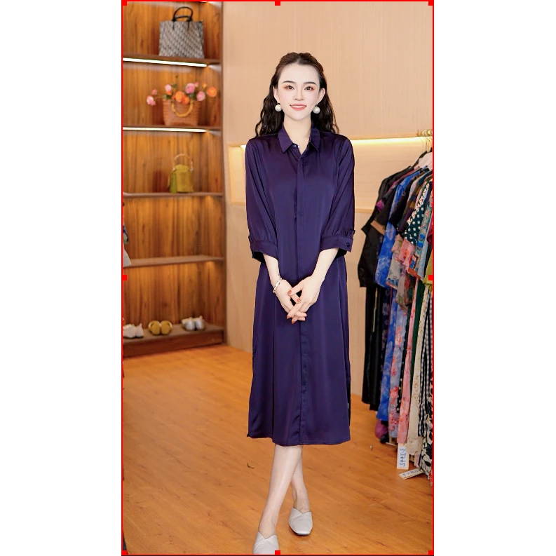 6870-46新款舒适时尚休闲连衣裙