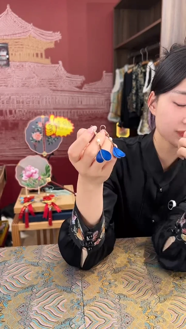 【闪购商品】刺绣 苏绣世家非遗手工（耳环）