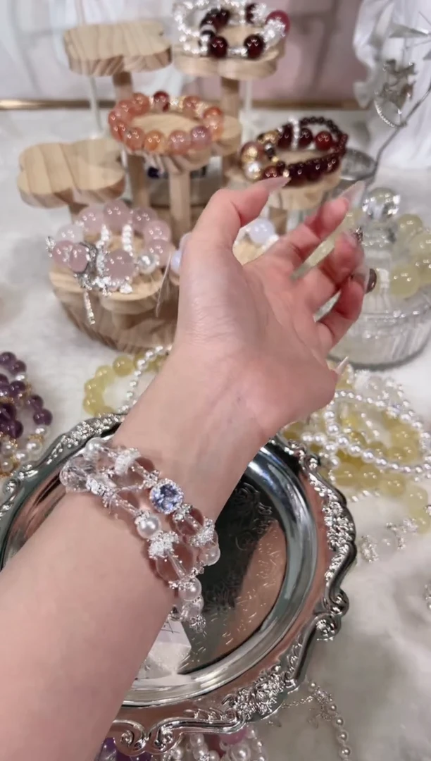 【闪购商品】水晶手链未镶嵌天然水晶默认微瑕 多样性发货发其一