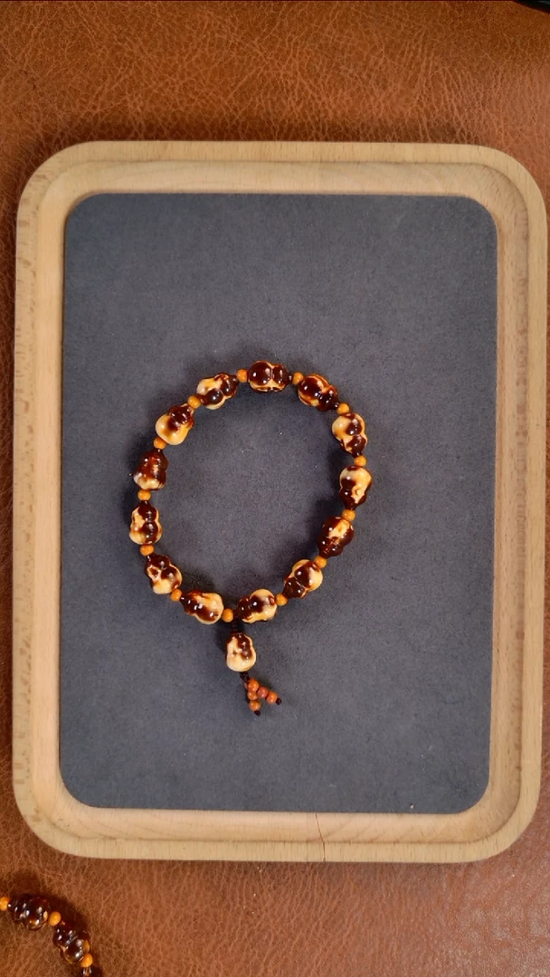 紫金鼠手串d6574 妖花冰淇淋葫芦单圈