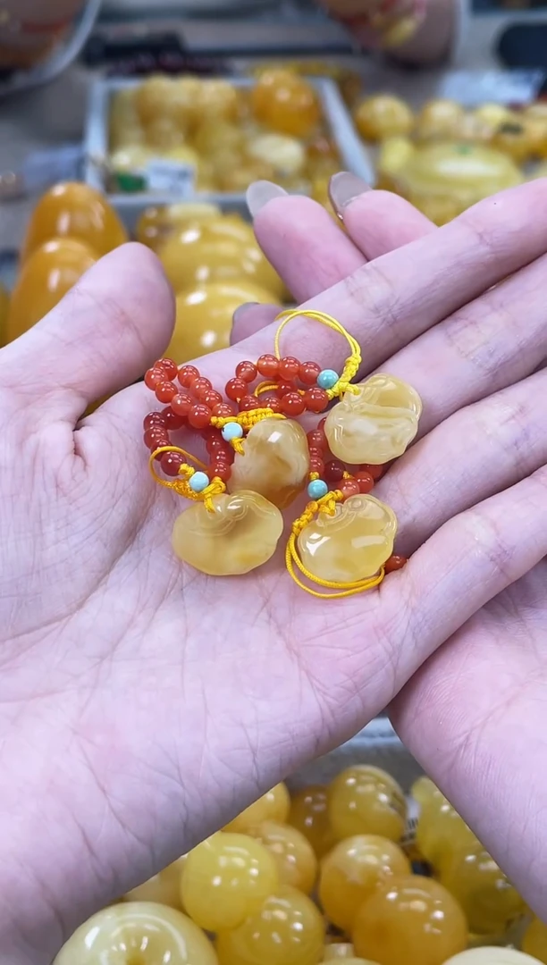 裸石琥珀未镶嵌多样性发货发其一J