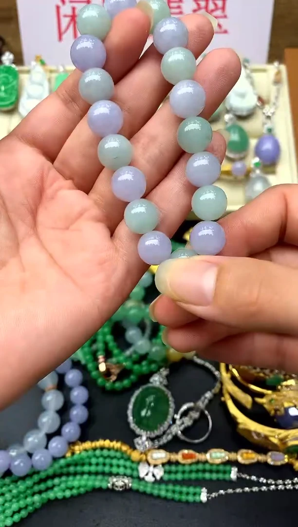 未镶嵌手串翡翠35-中国好珍宝