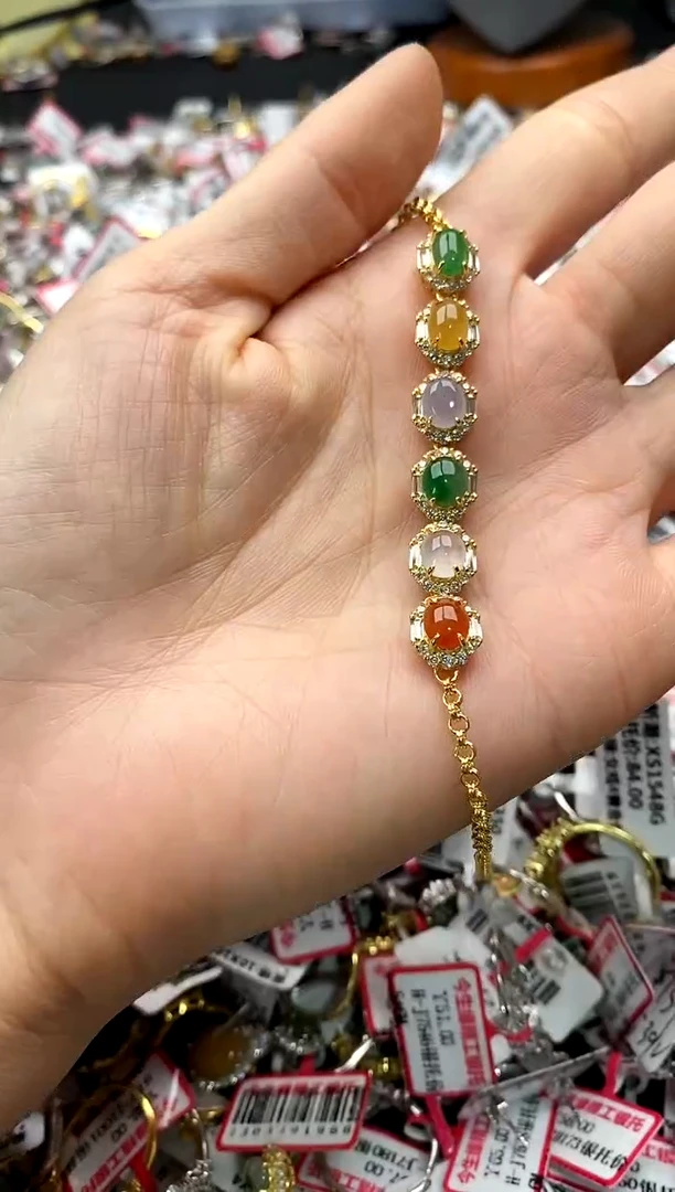 【闪购商品】翡翠戒指银S925镶嵌888888    7