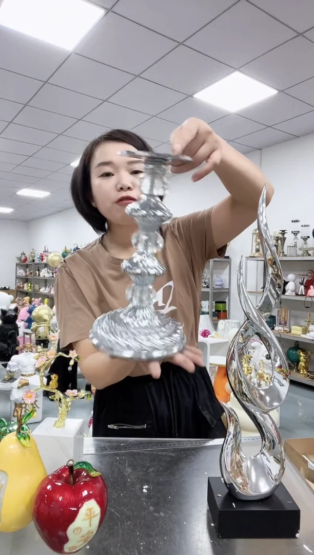 悦美欧式水晶烛台