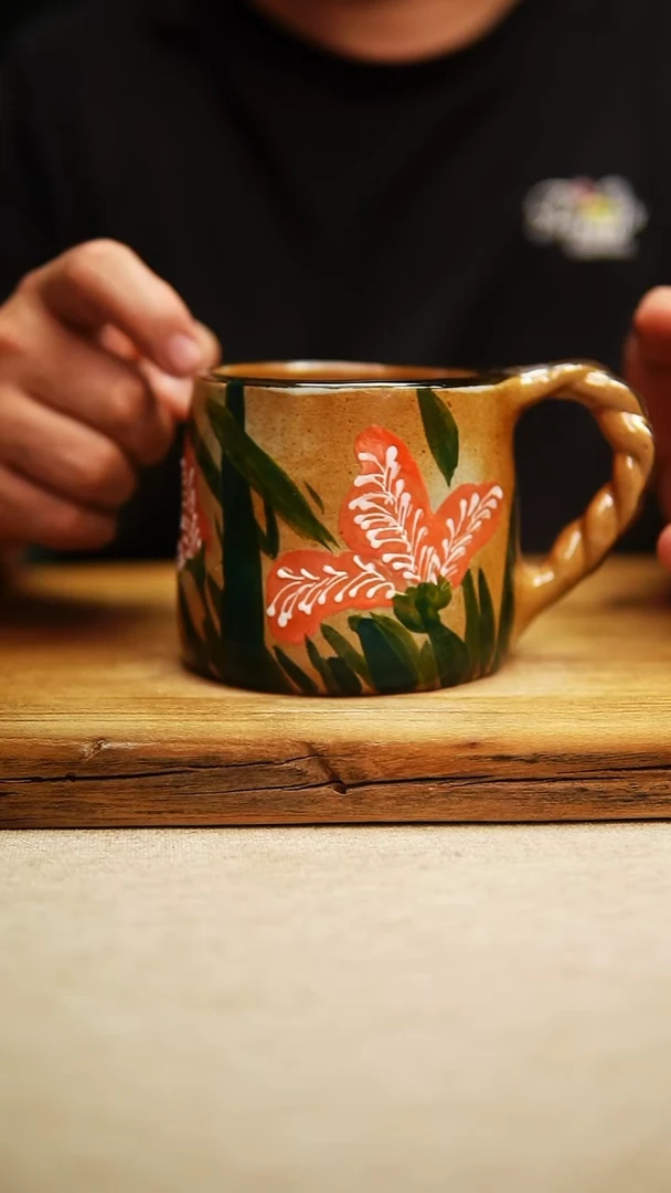 @@陶园瓷舍@@纯手工手绘@高温釉下彩