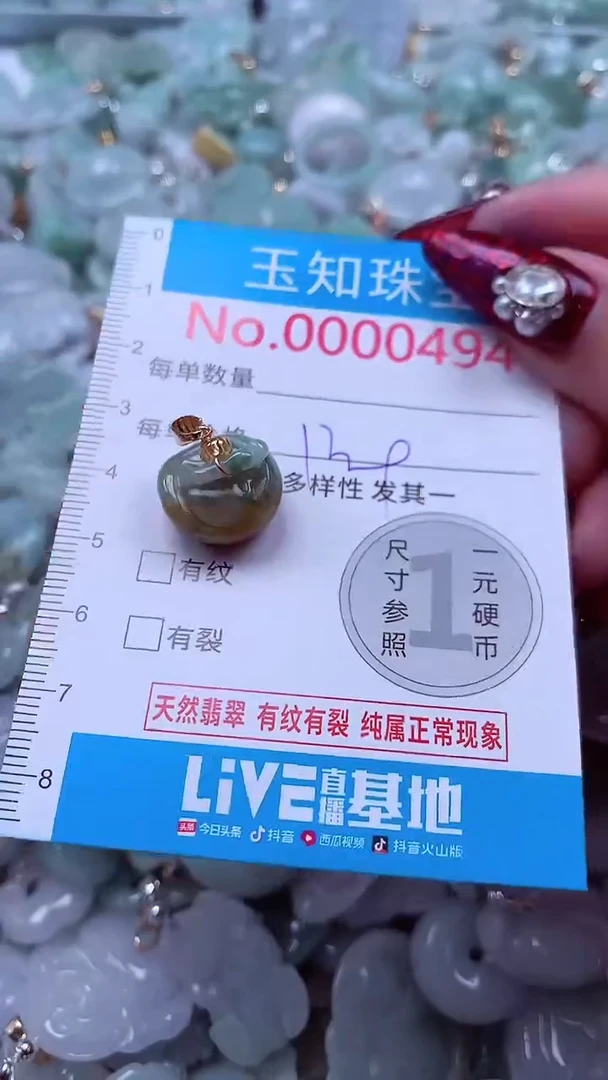 吊坠(不含链)未镶嵌翡翠494