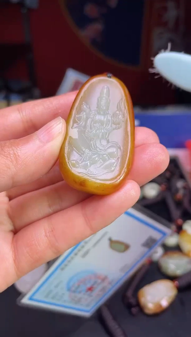 颈饰未镶嵌和田玉123