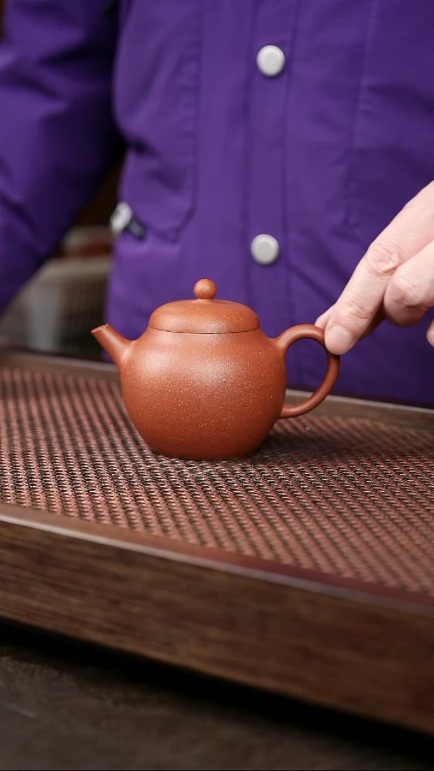 茶壶紫砂红降坡儒者