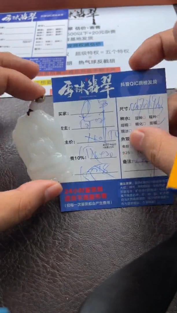 翡翠未镶嵌颈饰1161415337