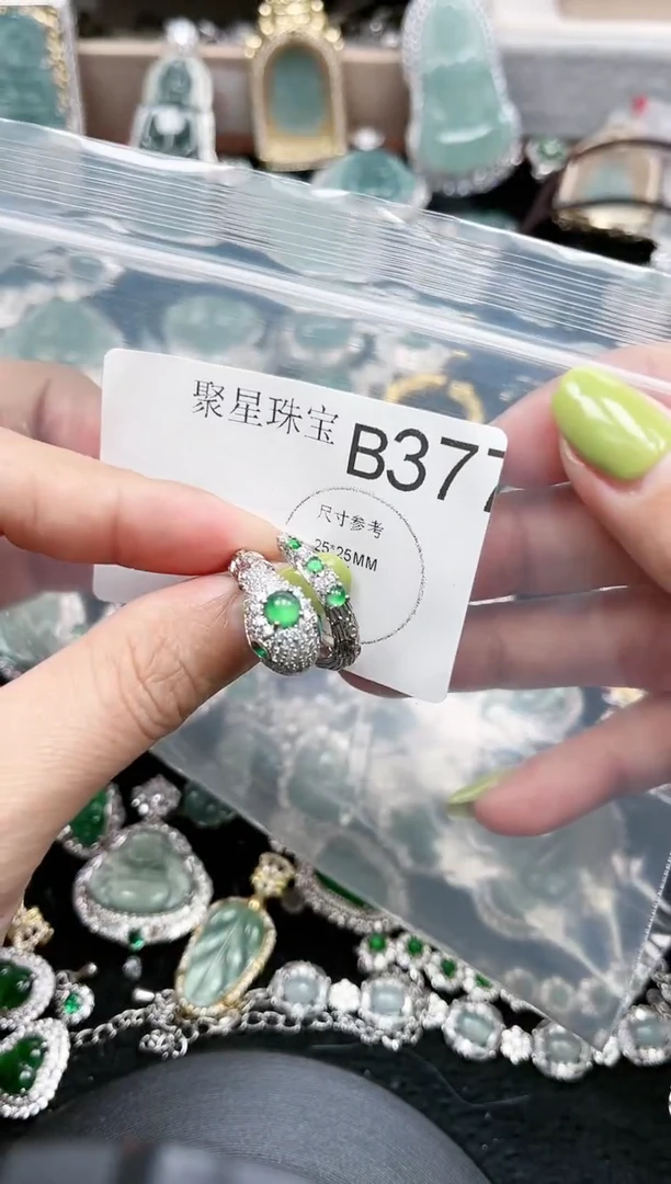 【闪购商品】翡翠颈饰未镶嵌赠皮绳377