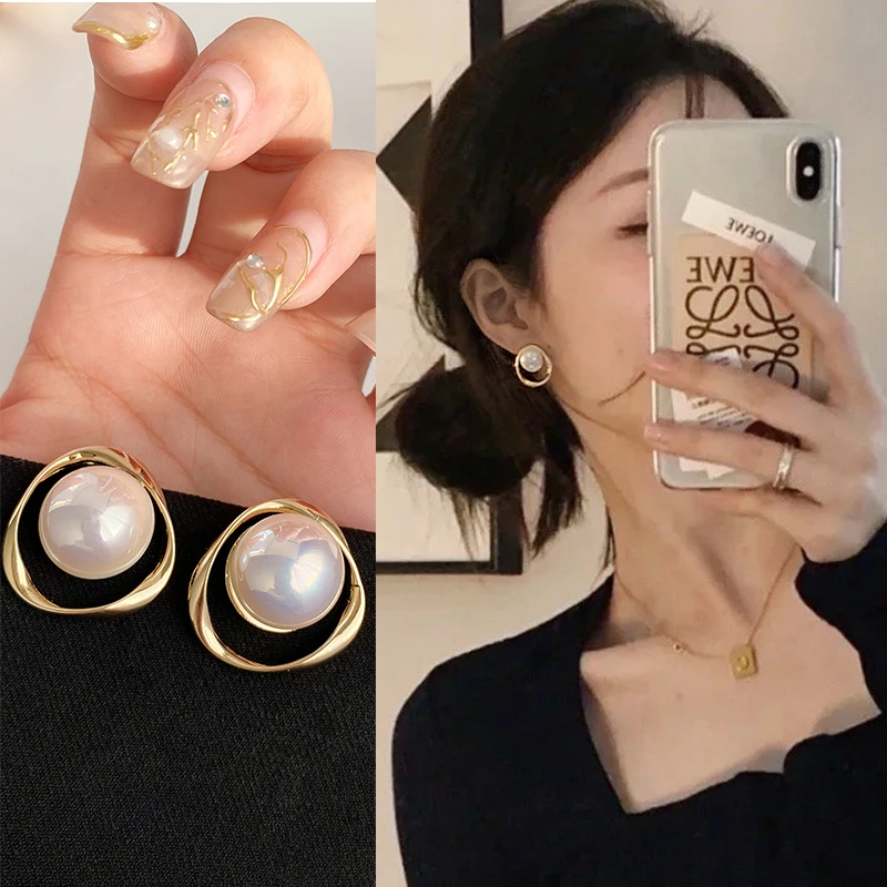 合金耳饰 法式耳夹无耳洞女精致高级时尚耳环小众独特设计感耳钉