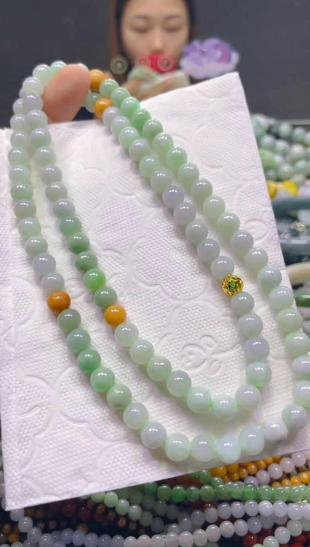 颈饰未镶嵌翡翠7MM