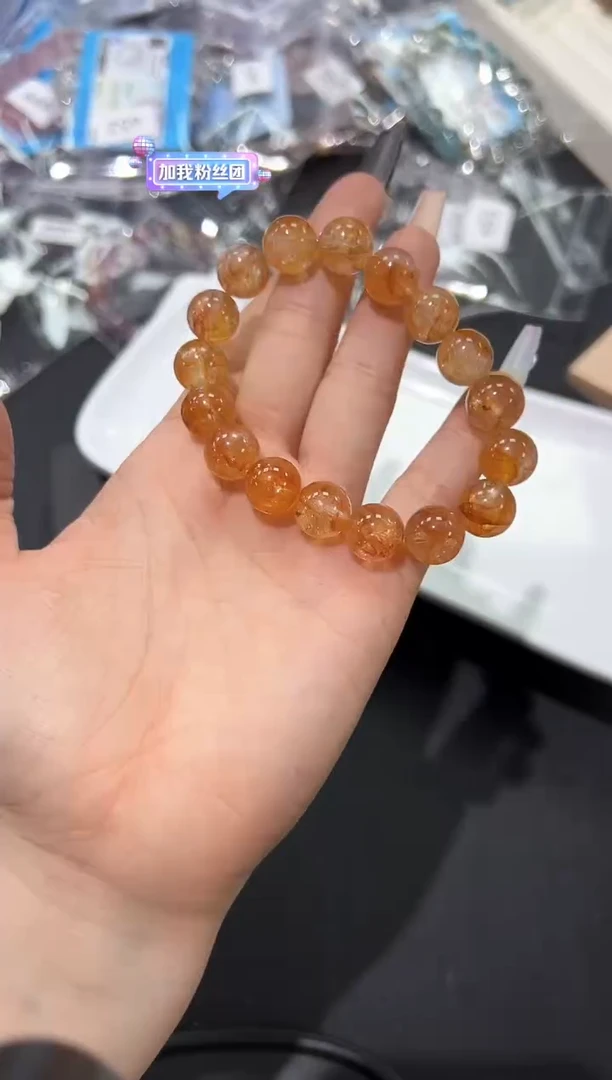 水晶手链未镶嵌54e多样性发其一【1条】默认微瑕