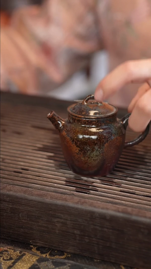 茶壶紫砂原矿手工制作120cc