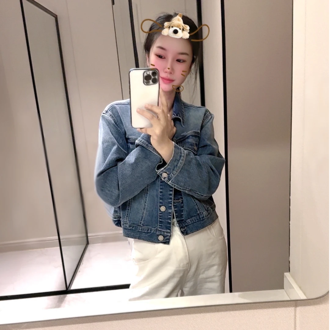 【原歌】通勤百搭休闲风牛仔外套YG523