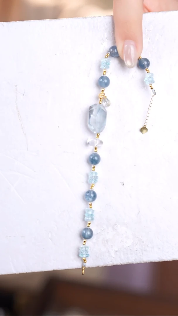 18K金镶嵌手链水晶@