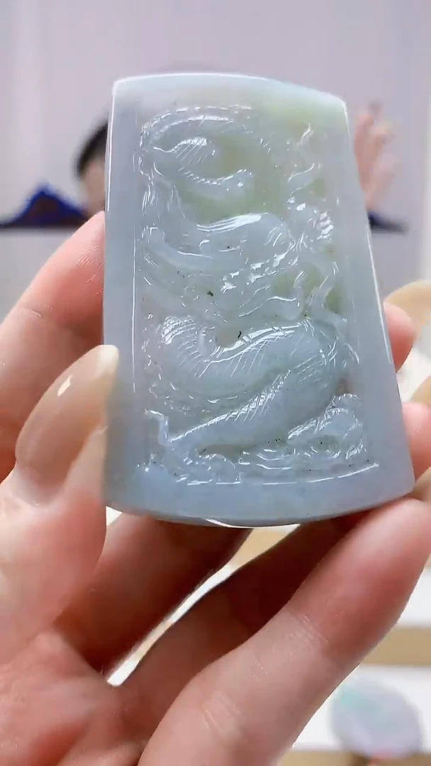 未镶嵌定制翡翠4852MM-毛货挂件143