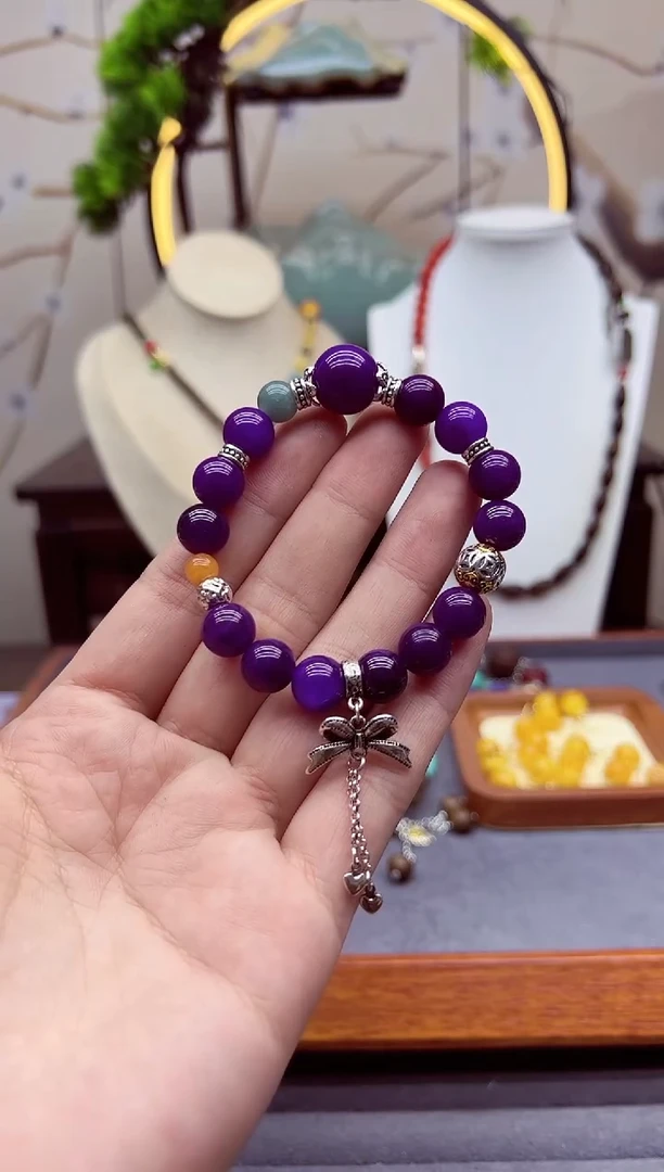 【闪购商品】苏纪石（舒俱来）手链银S925镶嵌s271`````