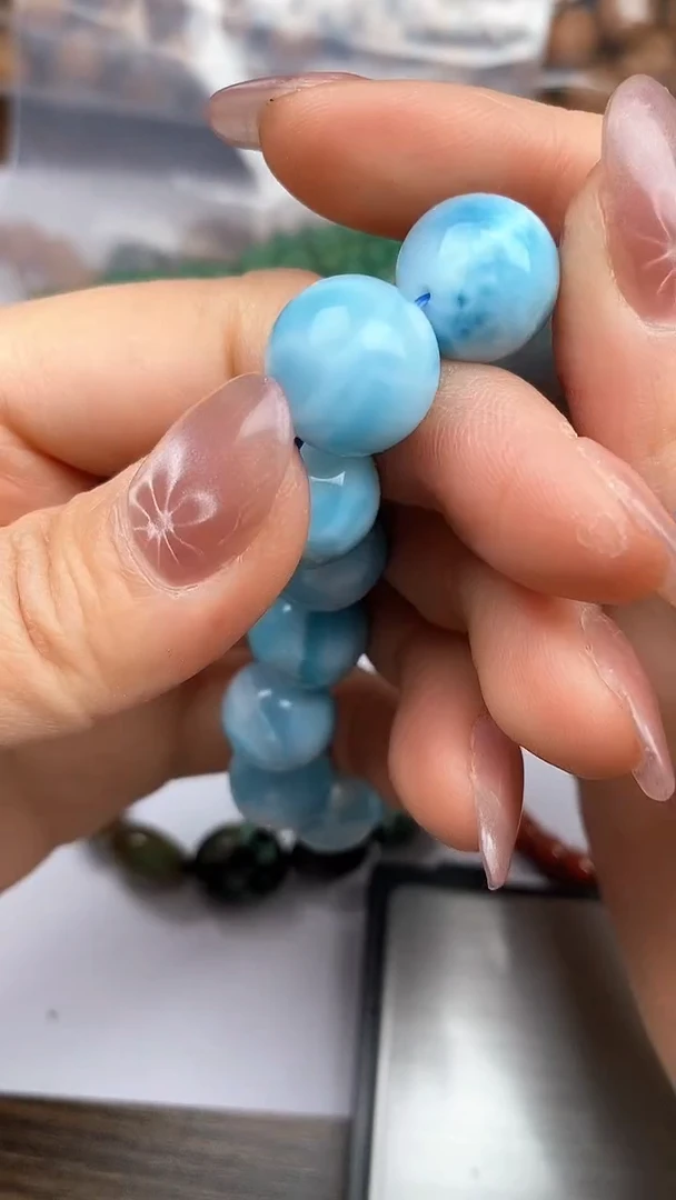 【闪购商品】针钠钙石（海纹石）珠宝奇石合金海纹石