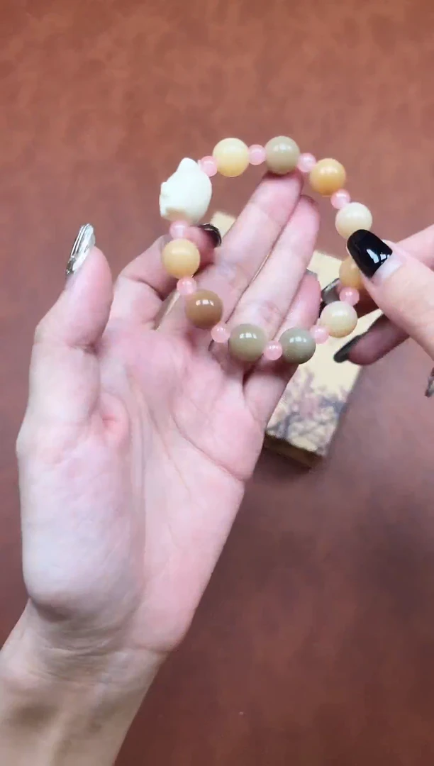 白玉菩提手串孤品手串