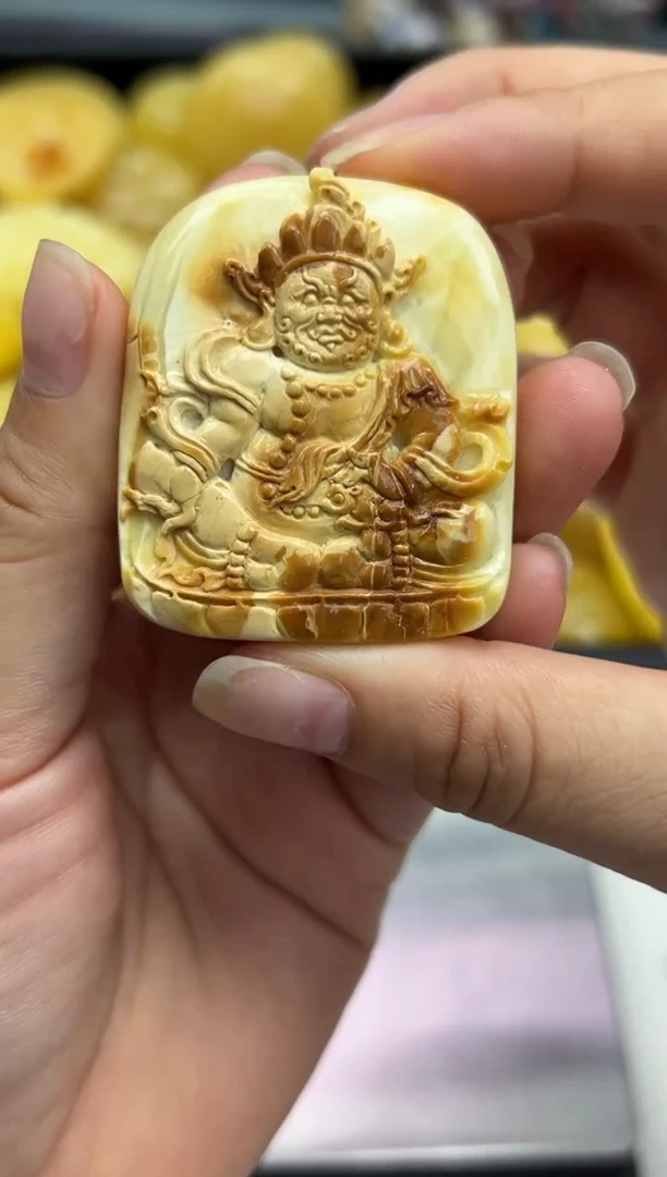 裸石蜜蜡未镶嵌琥珀蜜蜡吊坠