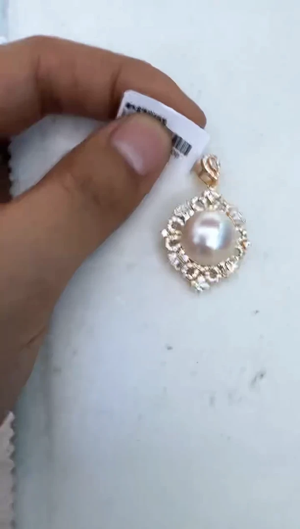 【闪购商品】海水珍珠颈饰银S925镶嵌吊坠14