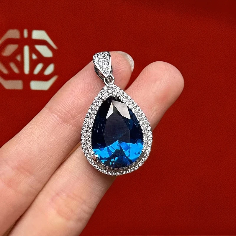 阿鲁沙-典藏高奢培育尖晶石-精工925镀金吊坠413