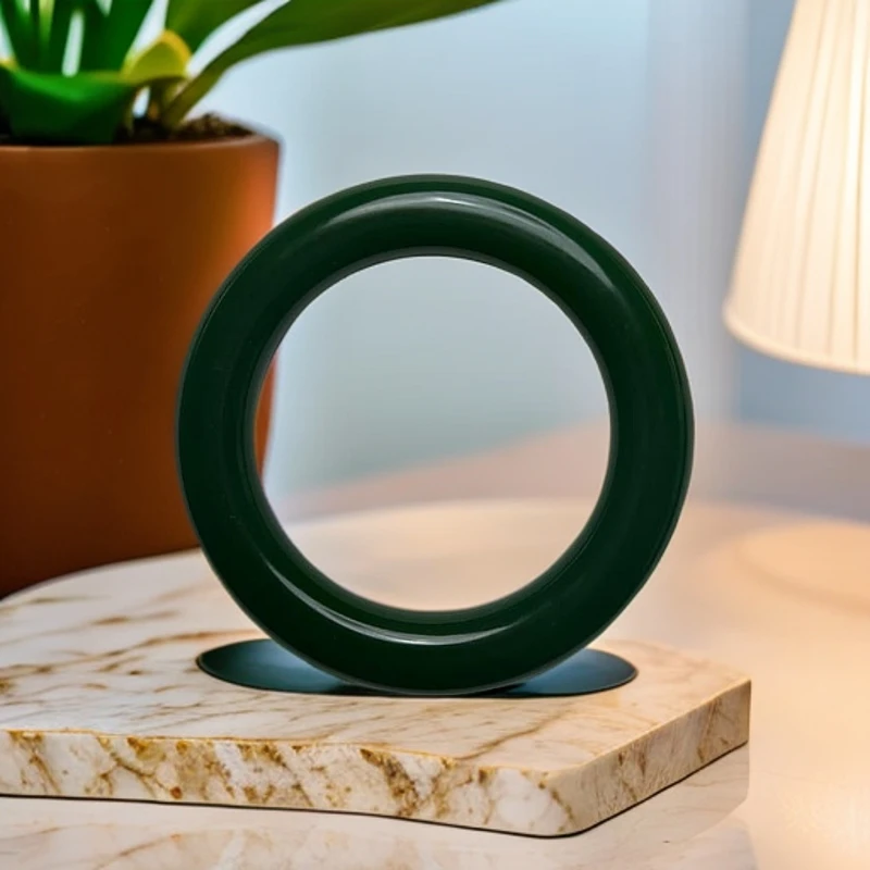 高货俄罗斯老矿碧玉手镯