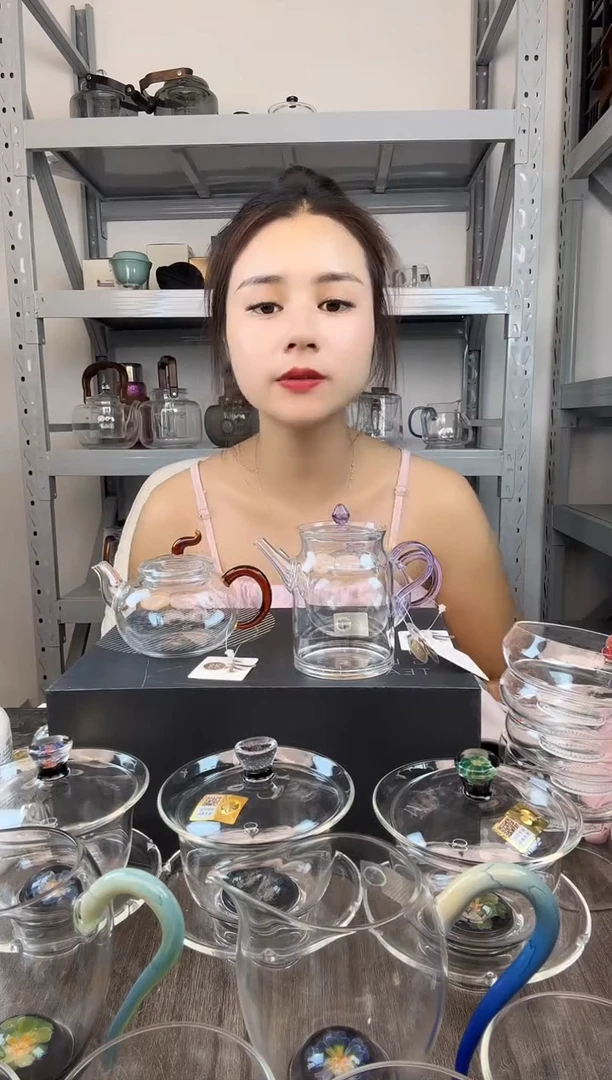 手工艺品玻璃醉*秋禾器 丰登壶 琥珀色