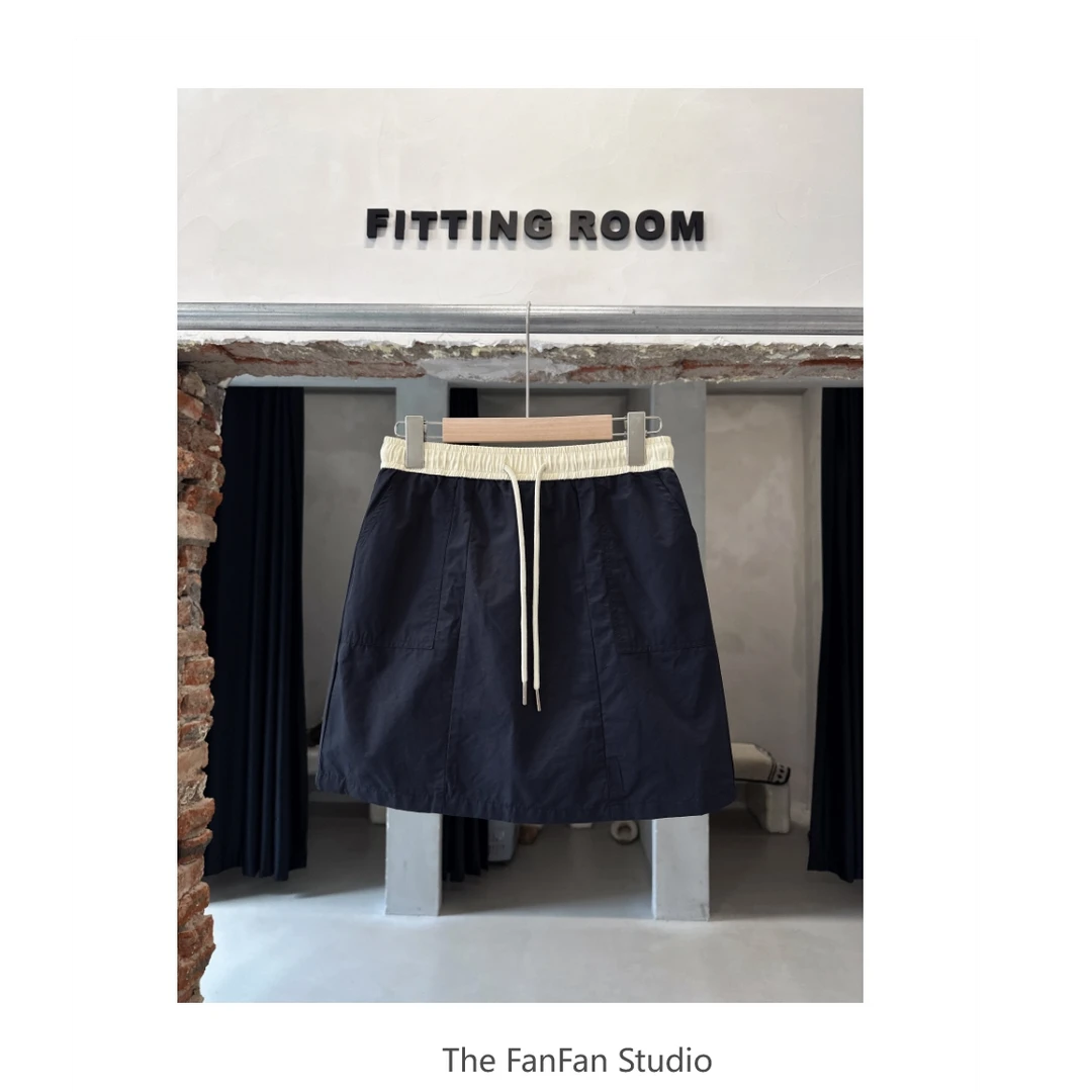 简约百搭工装半身短裙