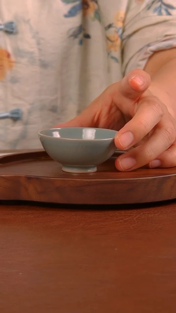 瓷片087号迷你鸡心杯     马
