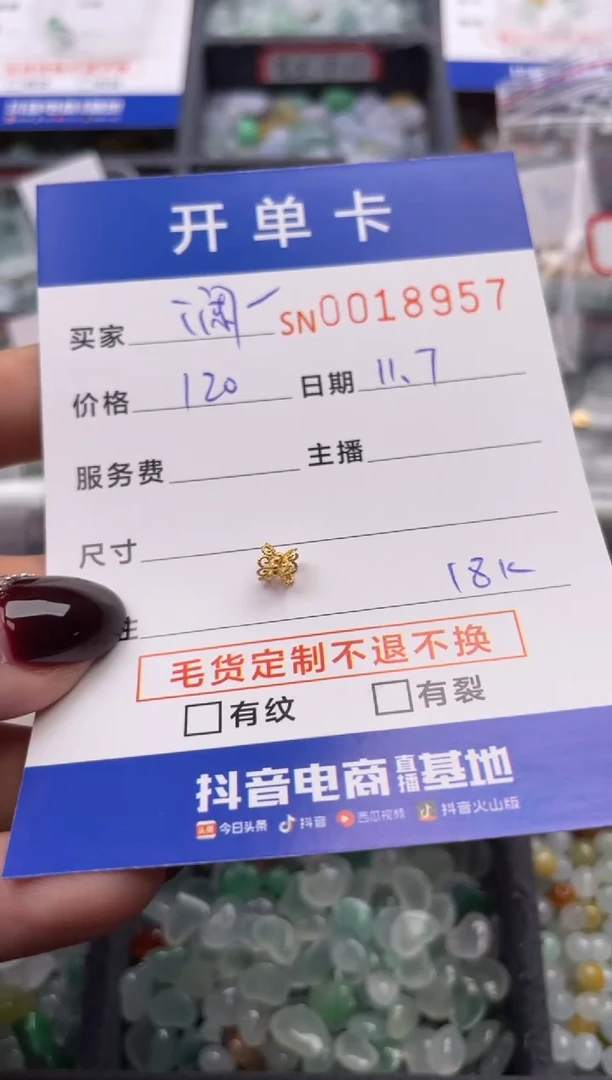 颈饰未镶嵌翡翠澜18957