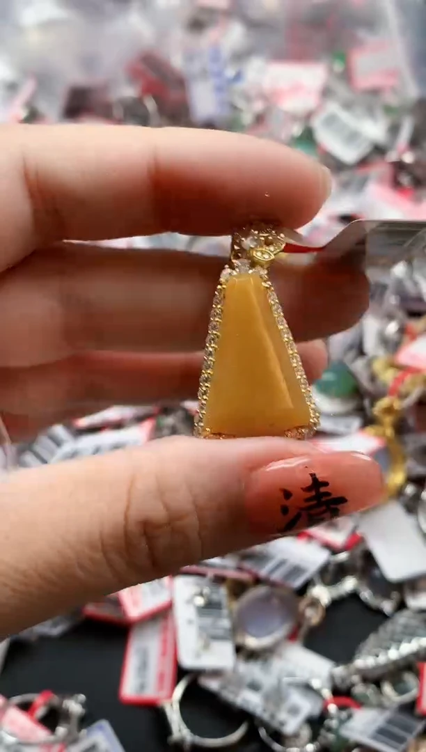 银S925镶嵌戒指翡翠天然A货缅甸翡翠