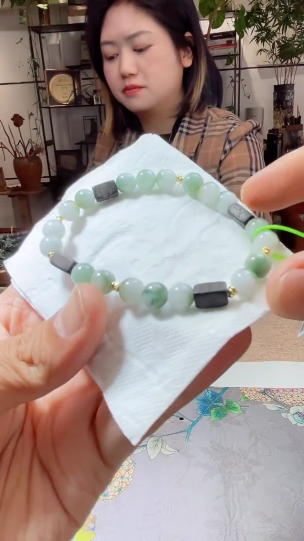 未镶嵌手链翡翠手串