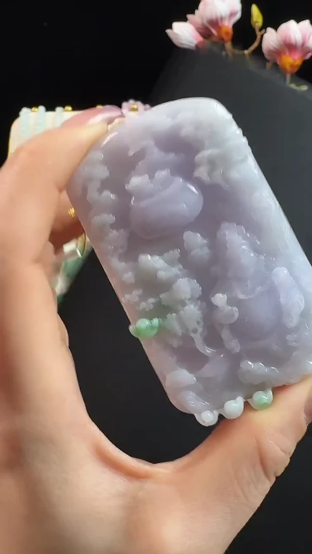 颈饰未镶嵌翡翠财神