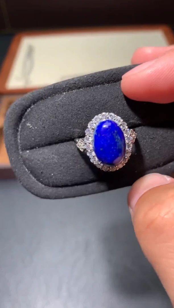 未镶嵌青金石戒指J54【多样性发其一】