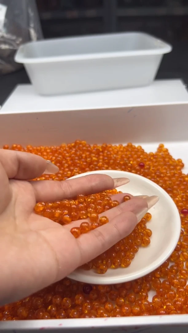 未镶嵌颈饰蜜蜡w92蜜蜡花珀6mm*50颗