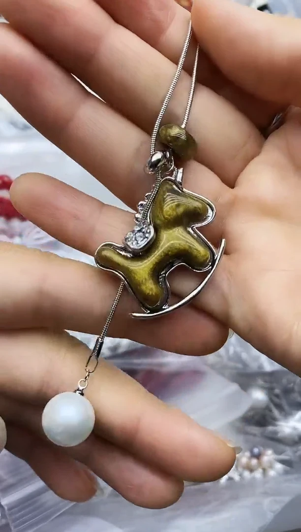 颈饰未镶嵌淡水珍珠多样性发其一