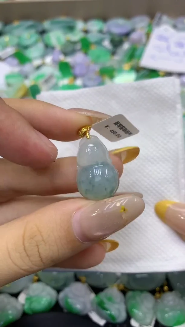 颈饰未镶嵌翡翠天然缅甸翡翠A货