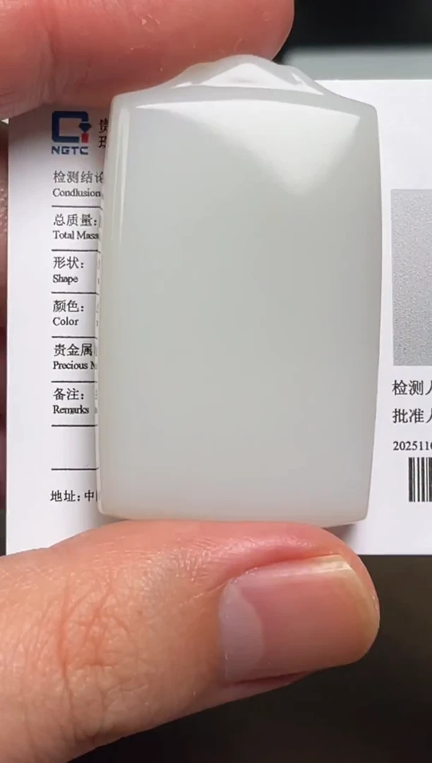 颈饰未镶嵌和田玉48 双证