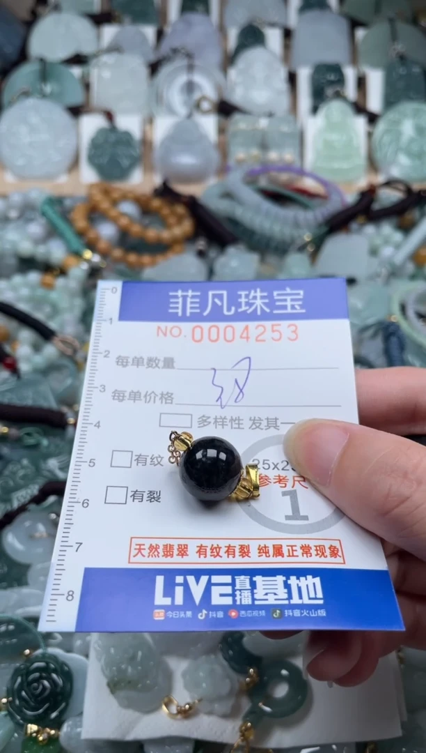 翡翠未镶嵌颈饰00..4253