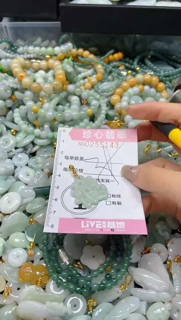 翡翠未镶嵌颈饰闪购0255143