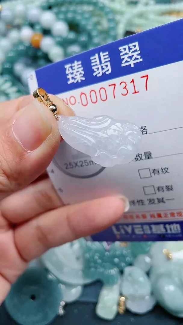 颈饰未镶嵌翡翠.0007317