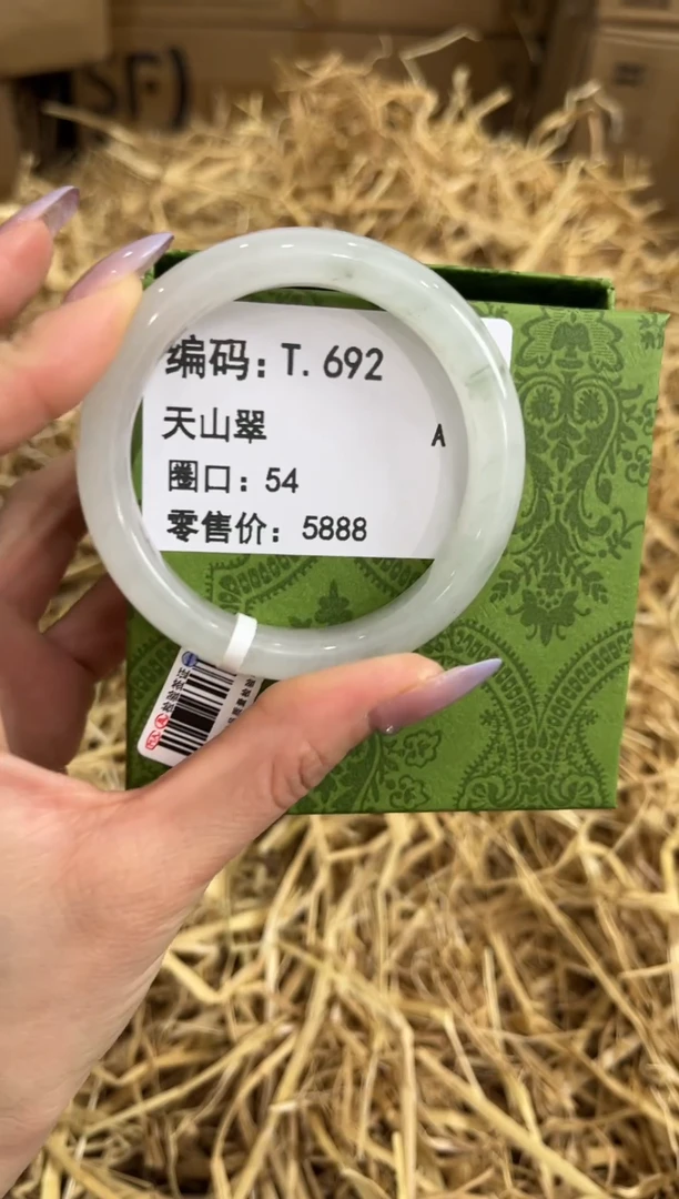 未镶嵌手镯石英质玉T.692