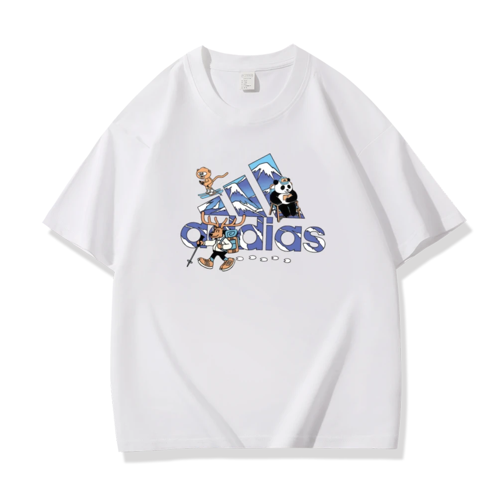 34【一折粉丝福利】潮牌男女同款圆领百搭T恤